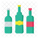 Flaschen Wein Bier Symbol