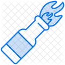Flaschenbombe Bombe Brandbombe Symbol