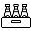 Flaschenkarton  Symbol