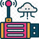 Flash Drive Cloud Icon