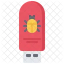 Flash Drive Virus Icon