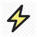 Weather Flash Lightning Icon