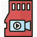 Flash Card Memory Card Memory Cartridge Icon