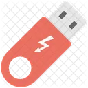 Flash Drive Electric Icon