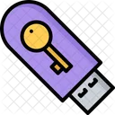 Flash Drive Key Icon