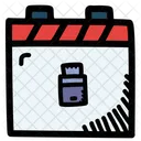 Flash Drive Calendar Date Icon