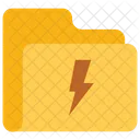 Flash Folder Data Icon