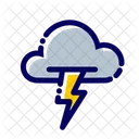 Cloud Flash Fulmine Icon