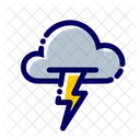Cloud Flash Fulmine Icon