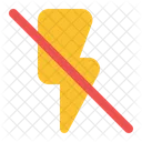 Flash Off Luz Relampago Icon