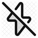 Flash Off Flash Light Icon