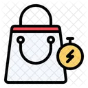 Flash Sale Discount Shopping Icon
