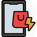 Flash Sale Offer Lightning Bolt Icon