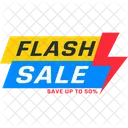 Flash Sale Discount Offer Icon