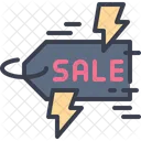 Flash Sale Commerce And Shopping Offer Icon