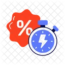 Flash Sale Discount Buy Icon