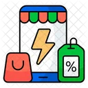 Flash Sale Flash Discount Flash Deal Icon