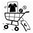 Flash Sale Shopping Cart Icon