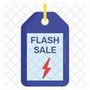 Flash Sale Discount Cut Price Icon
