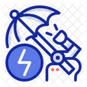 Flash Umbrella  Icon