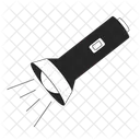 Flashlight Emitting Light Icon