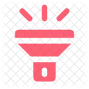 Flashlight On Light Flash Icon