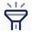 Flashlight On Light Flash Icon