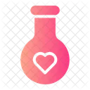 Flask Heart Love Potion Icon