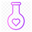Flask Heart Love Potion Icon