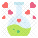 Flask Lab Heart Icon