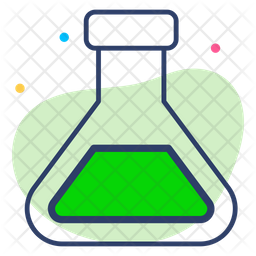 Flask Icon - Download in Colored Outline Style