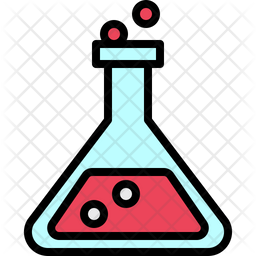 Flask Icon - Download in Colored Outline Style