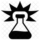 Flask Explosion Chemical Explosion Lab Explosion Icon