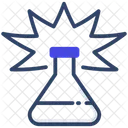 Flask Explosion Chemical Explosion Lab Explosion Icon