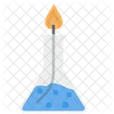 Flask Beaker Fire Icon