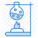 Flask Heating Burner Lab Accessory Icon