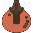 Flask Gunpowder Wooden Icône