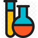 Flasks Science Research Icon