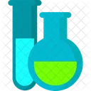 Flasks Test Tubes Research Icon