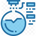 Flasks Lab Experiment Icon