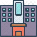 Flat Building House Icon