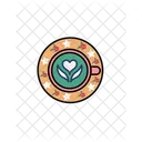 Flat Coffee Cup Cup Trophy Symbol