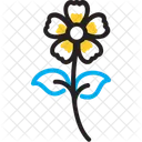Flat flower  Icon