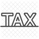 Flat Tax  Icon