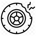 Flat Tire Icon
