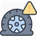 Flat tire  Icon