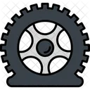 Flat Tyre Tyre Tire Icon