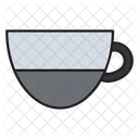 Flat White Coffee Cup Icon