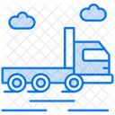 Flatbed Truck Transport Truck Icon