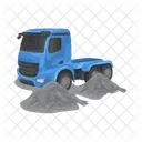 Flatbed Truck Transport Truck Icon